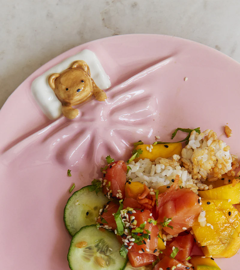 Set de 2 assiettes - Ourson endormi - Image 3