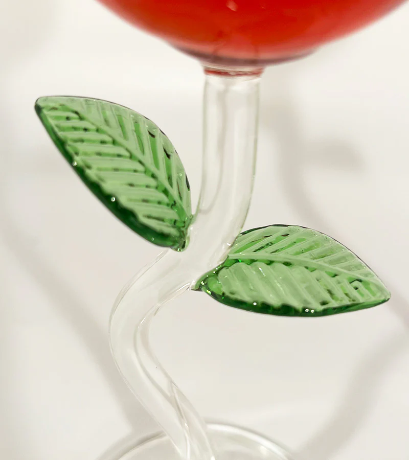 Set de 2 verres en forme de Roses - Image 2