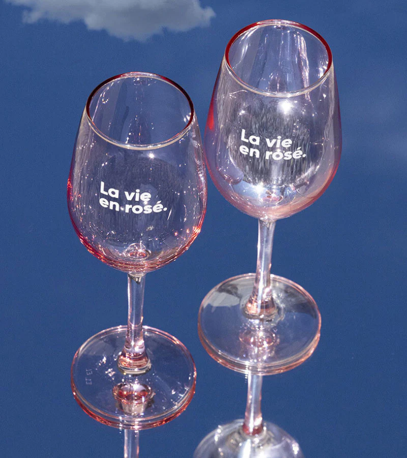 Set de deux verres - La vie en rosé - Image 4