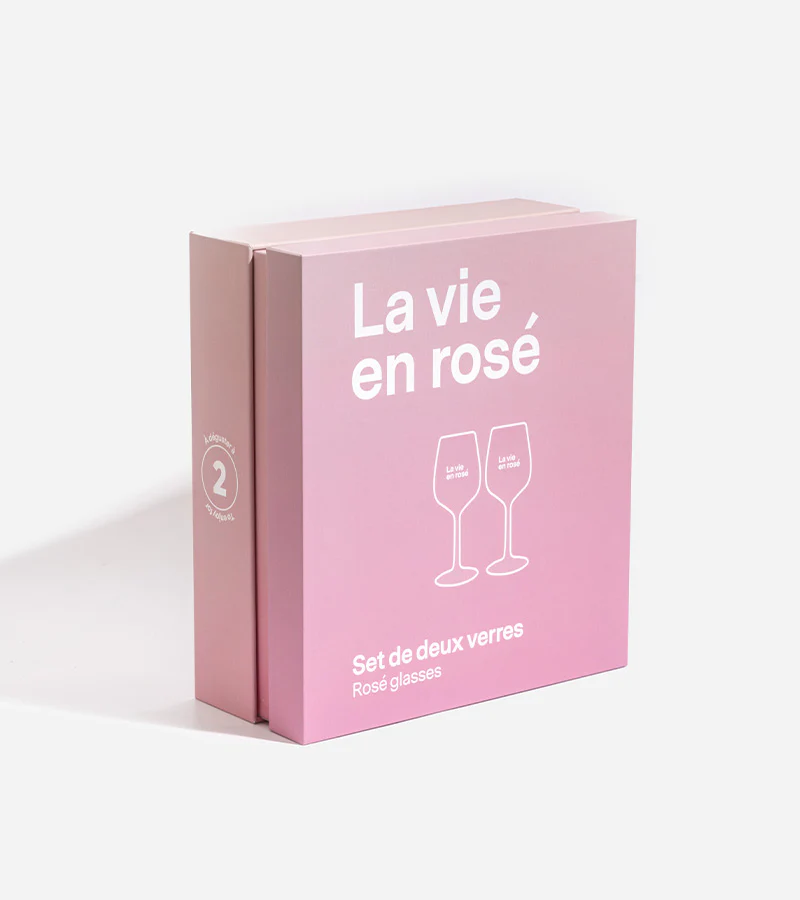 Set de deux verres - La vie en rosé - Image 5