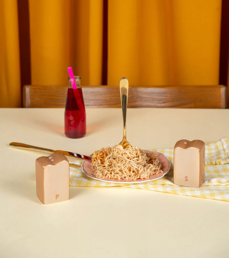 Set Salière et poivrière brioche - Image 4