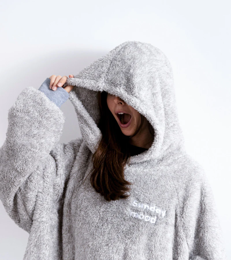 Sweat plaid en polaire Sunday mood - Image 4