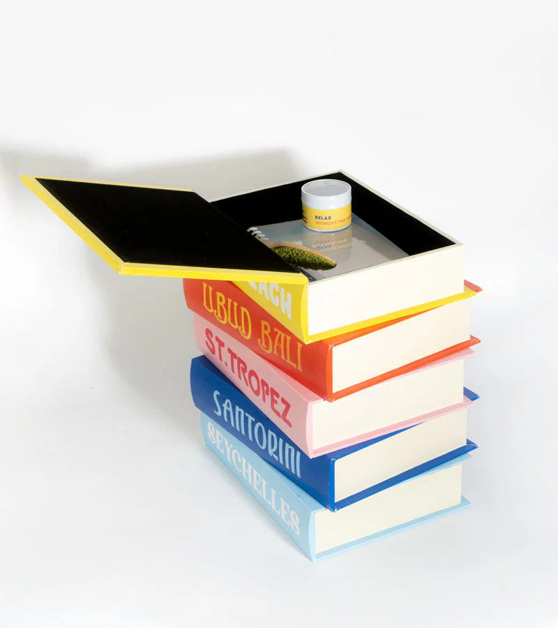 Table d'appoint - Pile de livres Paradise - Image 2