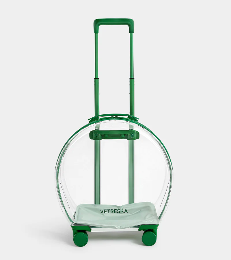 Valise Bubble pour animaux - Vert - Image 3