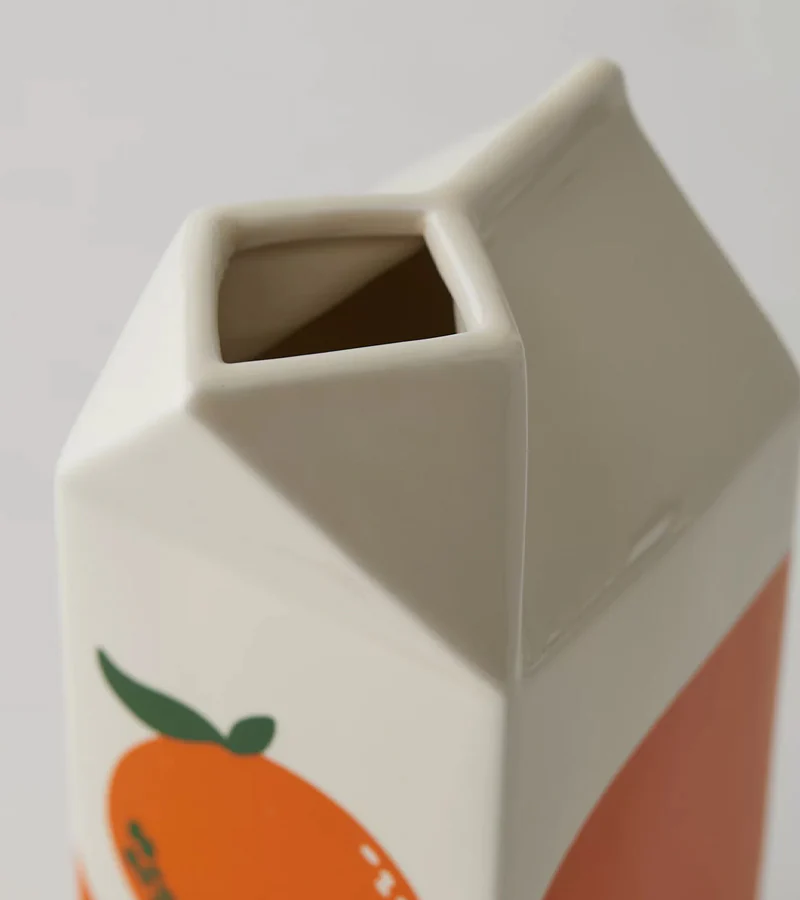 Vase brique de jus d'orange - Image 2