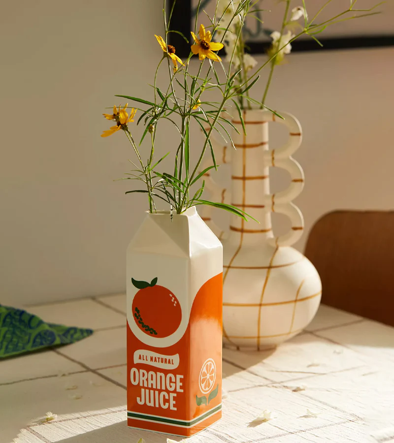 Vase brique de jus d'orange - Image 4