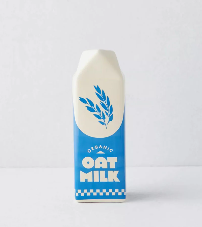 Vase brique de lait d'avoine - Image 2