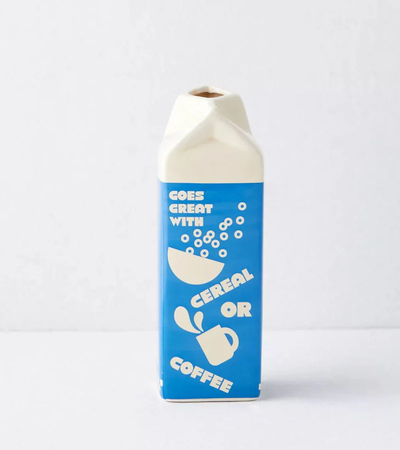 Vase brique de lait d'avoine - Image 4