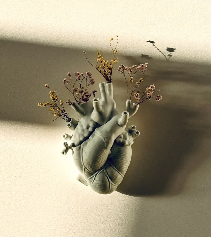 Vase coeur Love in Bloom en porcelaine - Image 4